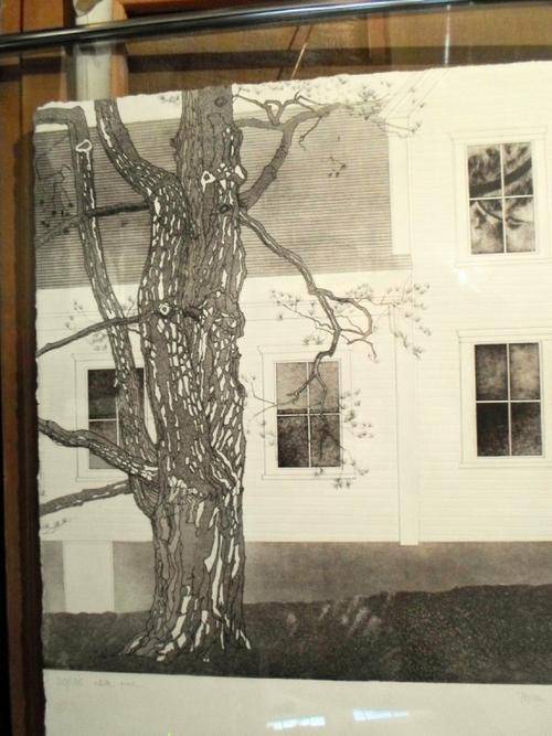 Tessa Beaver - White Pine - A stunning etching!! Bid now!!
